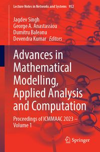 Produktbild: Advances in Mathematical Modelling, Applied Analysis and Computation