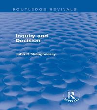 Produktbild: Inquiry and Decision (Routledge Revivals)