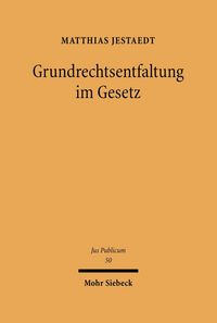Produktbild: Grundrechtsentfaltung im Gesetz