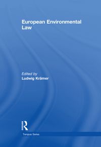 Produktbild: Kramer, L: European Environmental Law