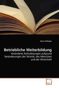 Produktbild: H&ouml;finger, K: Betriebliche Weiterbildung