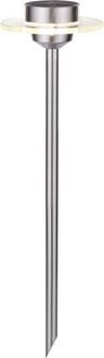 Produktbild: Paulmann 93764 Ufo Solar-Gartenleuchte 0.2W Warmwei&szlig; Edelstahl, Klar