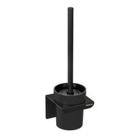 Produktbild: Turbo-Loc&reg; WC-Garnitur Mod. Lizan Schwarz, mit Silikon-B&uuml;rstenkopf, Befestigen ohne Bohren