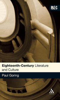 Produktbild: Eighteenth-Century Literature and Culture
