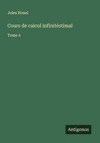 Produktbild: Cours de calcul infinit&eacute;stimal