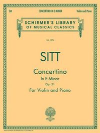 Produktbild: Concertino in E Minor, Op. 31: Violin and Piano
