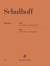 Produktbild: Erwin Schulhoff - Duo f&uuml;r Violine und Violoncello