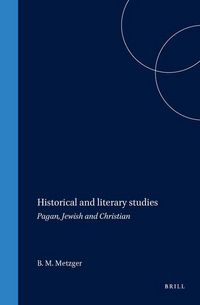 Produktbild: Historical and Literary Studies