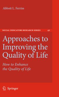 Produktbild: Approaches to Improving the Quality of Life
