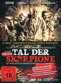 Produktbild: Tal der Skorpione (uncut) - 3-Disc Limited Edition (Mediabook) (Blu-ray + 2 DVDs)
