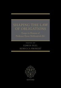 Produktbild: Shaping the Law of Obligations