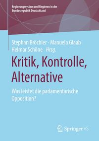 Produktbild: Kritik, Kontrolle, Alternative