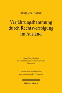 Produktbild: Verj&auml;hrungshemmung durch Rechtsverfolgung im Ausland