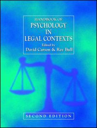 Produktbild: Handbook of Psychology in Legal Contexts