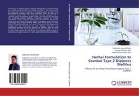 Produktbild: Herbal Formulation to Combat Type 2 Diabetes Mellitus