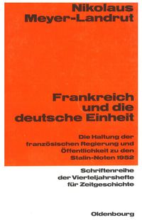 Produktbild: Frankreich und die deutsche Einheit