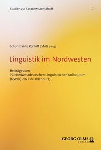 Produktbild: Linguistik im Nordwesten