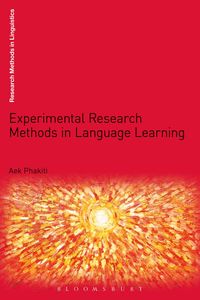 Produktbild: Experimental Research Methods in Language Learning