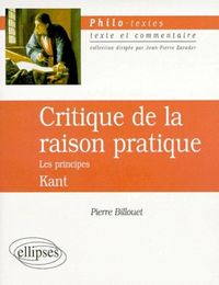 Produktbild: Kant, Critique de la raison pratique, Les principes