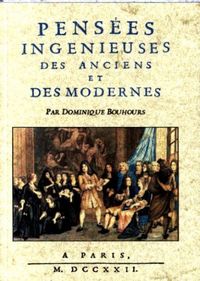 Produktbild: Pens&eacute;es ing&eacute;nieuses des anciens et des modernes