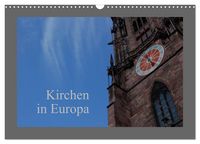 Produktbild: Kirchen in Europa (Wandkalender 2027 DIN A3 quer), CALVENDO Monatskalender