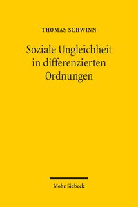 Produktbild: Soziale Ungleichheit in differenzierten Ordnungen