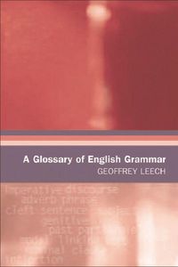 Produktbild: A Glossary of English Grammar