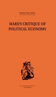 Produktbild: Marx's Critique of Political Economy Volume One