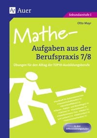 Produktbild: Mathe-Aufgaben aus der Berufspraxis,Klasse 7/8