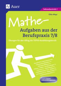 Produktbild: Mathe-Aufgaben aus der Berufspraxis,Klasse 7/8