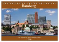 Produktbild: Hamburg, die Weltstadt im Norden von Deutschland (Tischkalender 2026 DIN A5 quer), CALVENDO Monatskalender