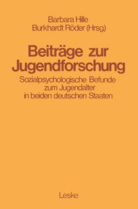 Produktbild: Beitr&auml;ge zur Jugendforschung