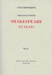Produktbild: Th&eacute;&acirc;tre et po&eacute;sie: Shakespeare et Yeats