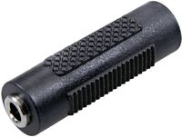 Produktbild: SpeaKa Professional SP-7870648 Klinke Audio Adapter [1x Klinkenbuchse 3.5 mm - 1x Klinkenbuchse 3.5 mm] Schwarz