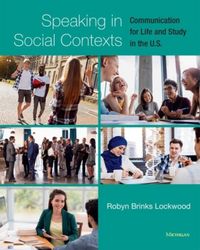 Produktbild: Lockwood, R: Speaking in Social Contexts