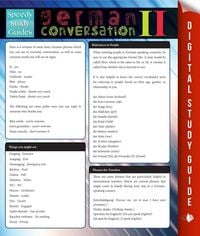 Produktbild: German Conversation Il (Speedy Study Guides)