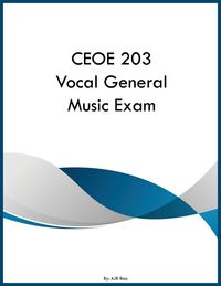 Produktbild: CEOE 203 Vocal General Music Exam