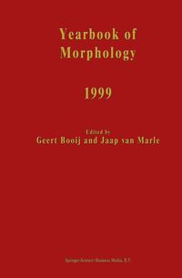 Produktbild: Yearbook of Morphology 1999