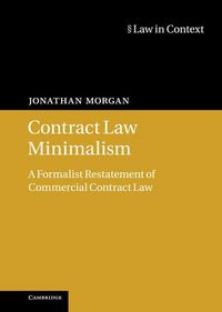 Produktbild: Contract Law Minimalism
