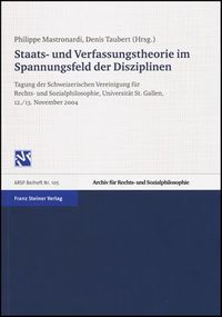 Produktbild: Staats- und Verfassungstheorie im Spannungsfeld der Disziplinen