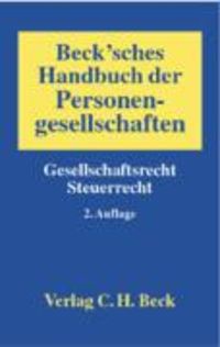 Produktbild: Becksches Handbuch der Personengesellschaften
