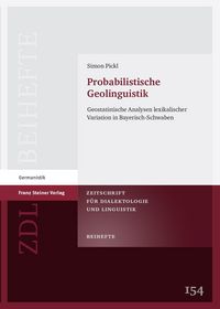 Produktbild: Probabilistische Geolinguistik