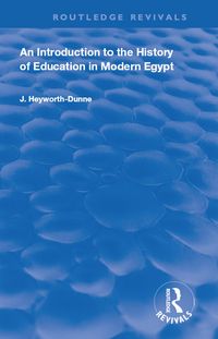 Produktbild: An Introduction to the History of Education in Modern Egypt