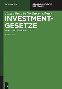 Produktbild: &sect;&sect; 1 - 272 KAGB