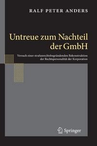 Produktbild: Untreue zum Nachteil der GmbH