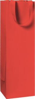 Produktbild: Flaschentasche One Colour | 11&times;36&times;10,5 cm, 250 g/m&sup2;, rot
