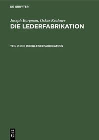 Produktbild: Die Oberlederfabrikation