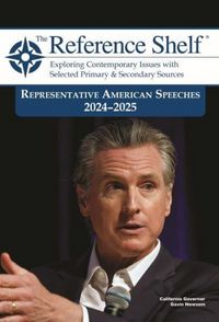 Produktbild: The Reference Shelf: Representative American Speeches, 2024-25