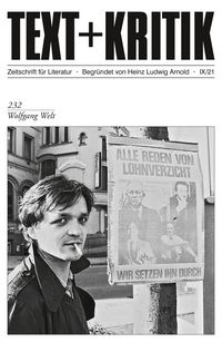 Produktbild: TEXT + KRITIK 232 - Wolfgang Welt