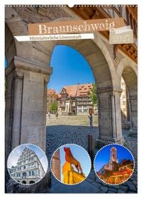 Produktbild: Braunschweig - Mittelalterliche L&ouml;wenstadt (Wandkalender 2027 DIN A2 hoch), CALVENDO Monatskalender